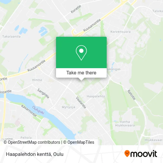Haapalehdon kenttä map