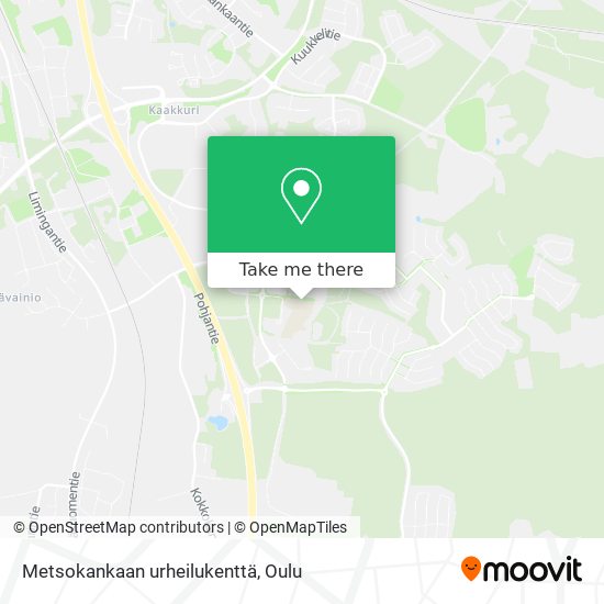 Metsokankaan urheilukenttä map
