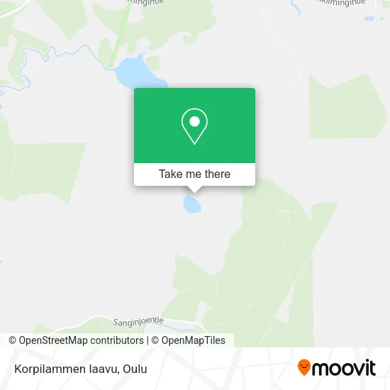 Korpilammen laavu map