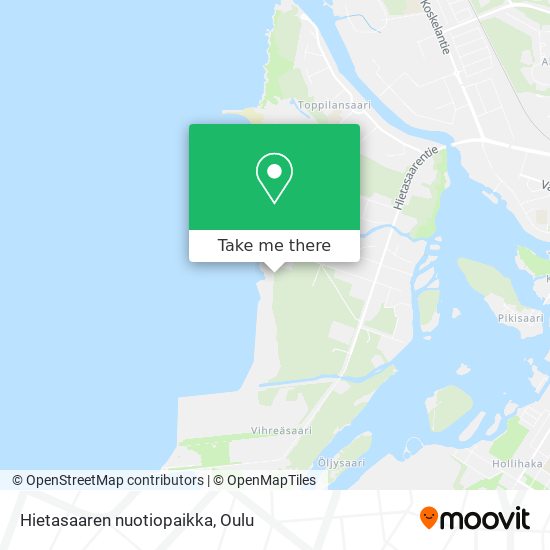 Hietasaaren nuotiopaikka map