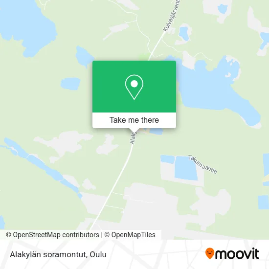 Alakylän soramontut map
