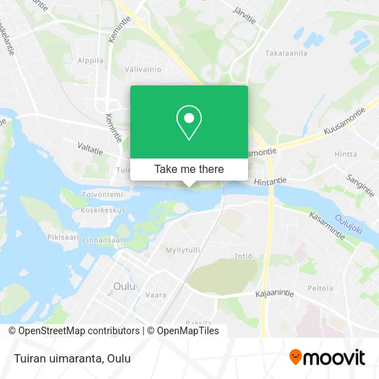 Tuiran uimaranta map