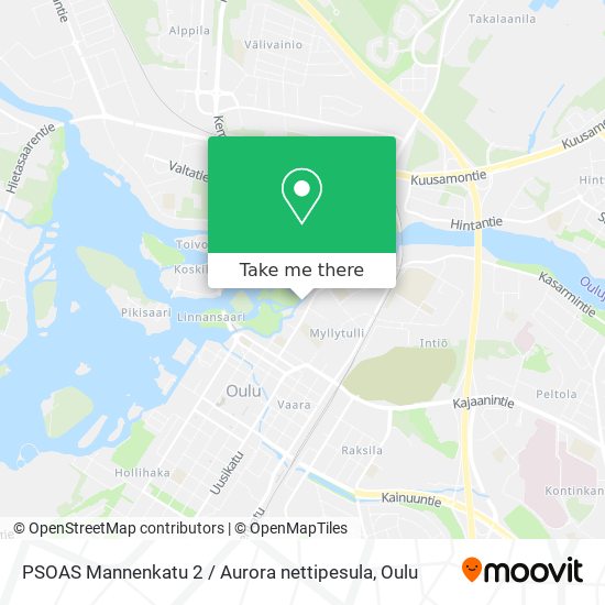 PSOAS Mannenkatu 2 / Aurora nettipesula map