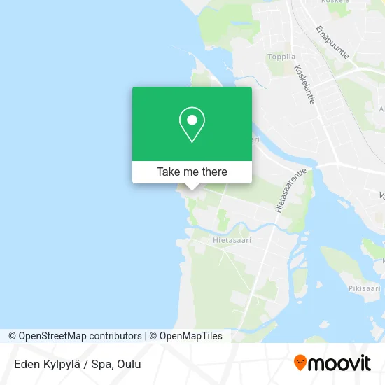 Eden Kylpylä / Spa map