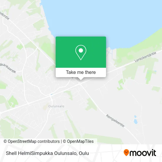 Shell HelmiSimpukka Oulunsalo map