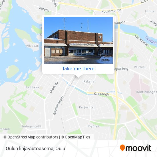 Oulun linja-autoasema map