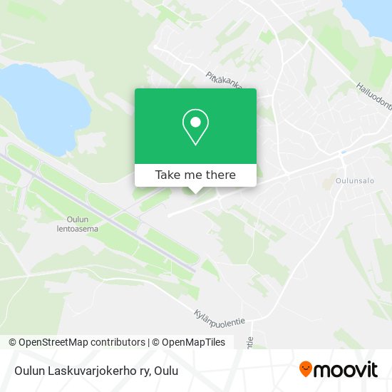 Oulun Laskuvarjokerho ry map