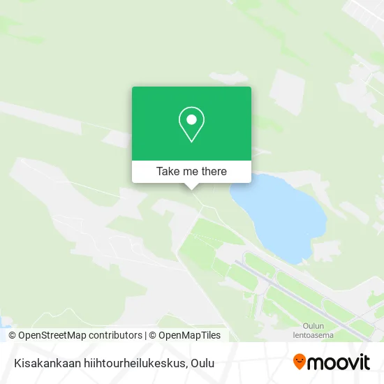Kisakankaan hiihtourheilukeskus map