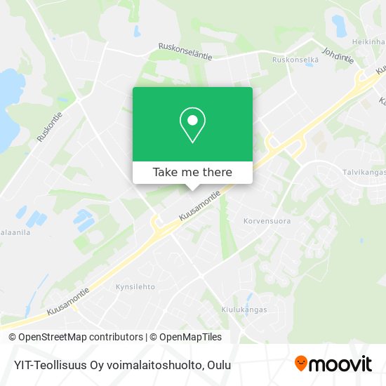 YIT-Teollisuus Oy voimalaitoshuolto map