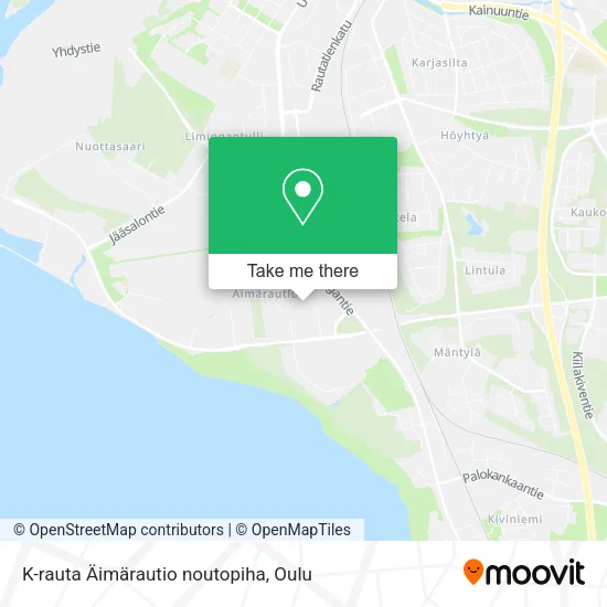 K-rauta Äimärautio noutopiha map