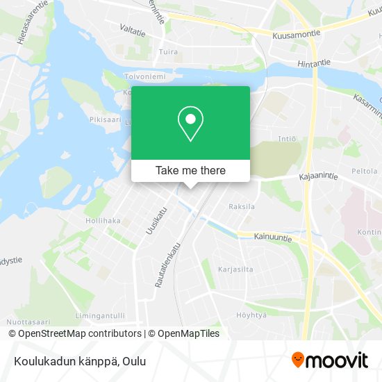 Koulukadun känppä map