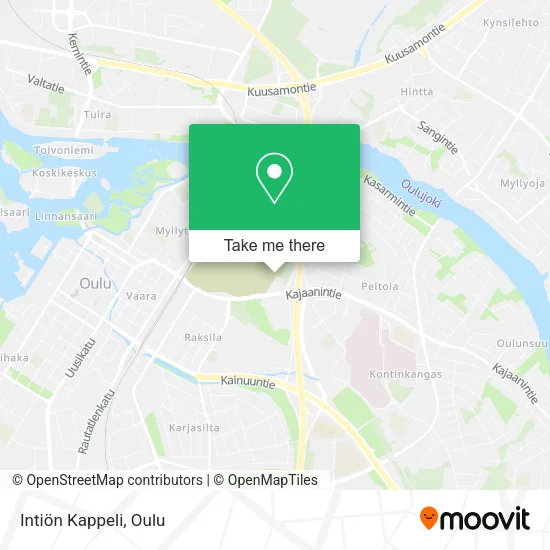 Intiön Kappeli map
