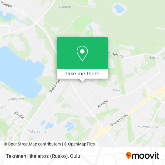 Tekninen liikelaitos (Rusko) map