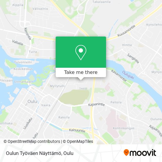 Oulun Työväen Näyttämö map
