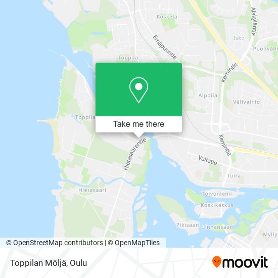 Toppilan Möljä map