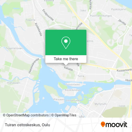 Tuiran ostoskeskus map