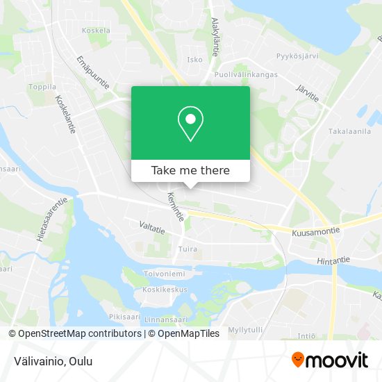 Välivainio map