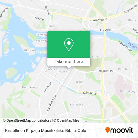 Kristillinen Kirja- ja Musiikkiliike Biblia map