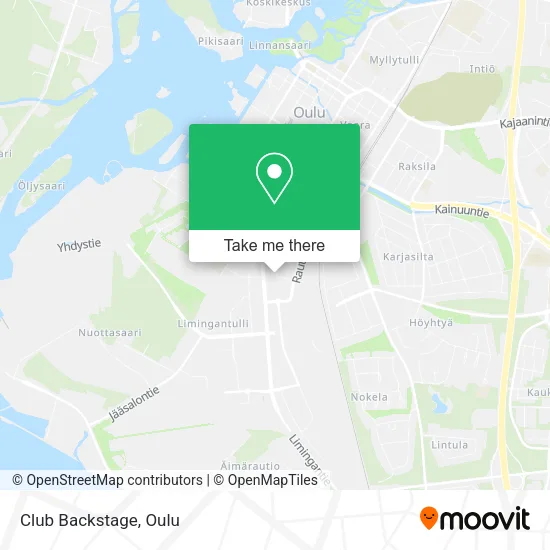 Club Backstage map
