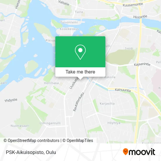 PSK-Aikuisopisto map