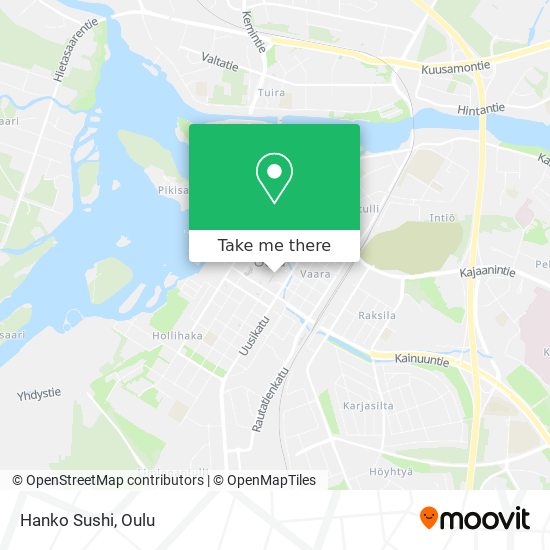 Hanko Sushi map