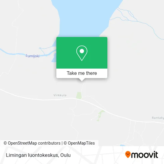 Limingan luontokeskus map