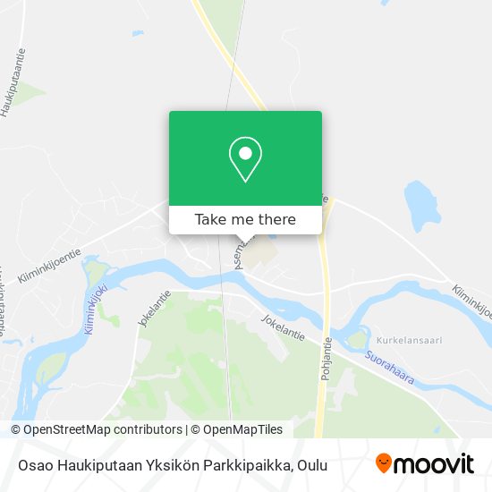 Osao Haukiputaan Yksikön Parkkipaikka map