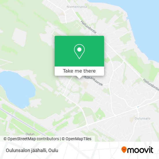 Oulunsalon jäähalli map