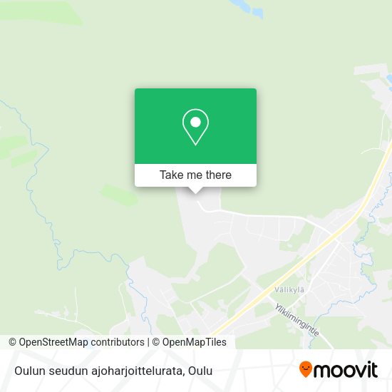 Oulun seudun ajoharjoittelurata map