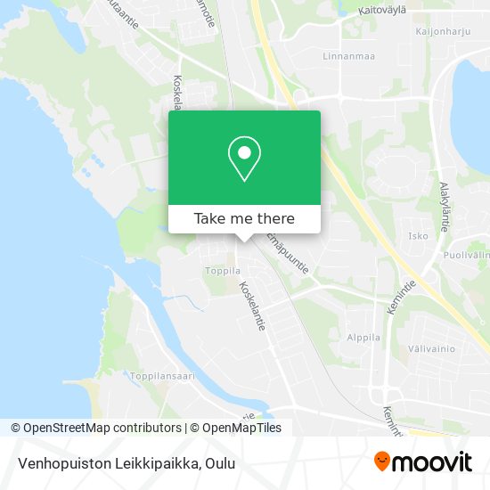 Venhopuiston Leikkipaikka map