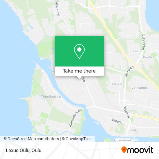 Lexus Oulu map