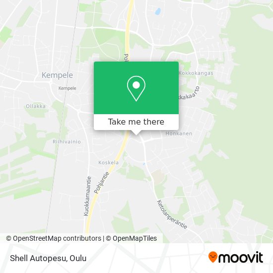 How to get to Shell Autopesu in Kempele by Bus?