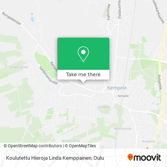 Koulutettu Hieroja Linda Kemppainen map