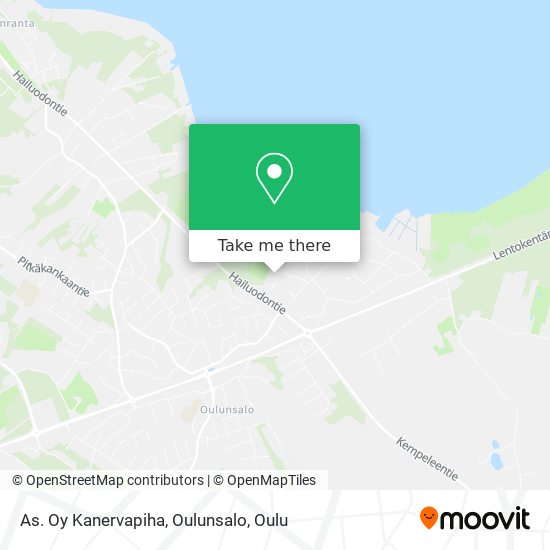 As. Oy Kanervapiha, Oulunsalo map