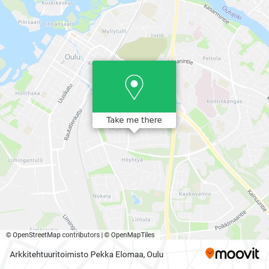 Arkkitehtuuritoimisto Pekka Elomaa map