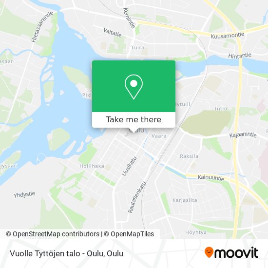 Vuolle Tyttöjen talo - Oulu map