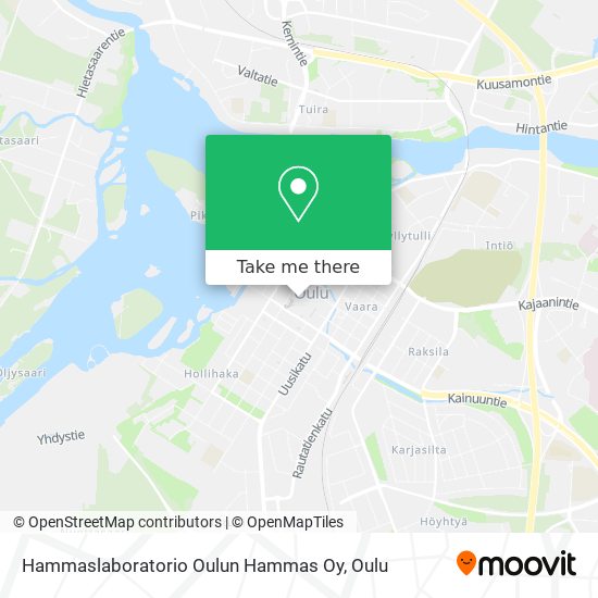 Hammaslaboratorio Oulun Hammas Oy map