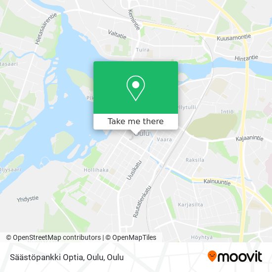 Säästöpankki Optia, Oulu map