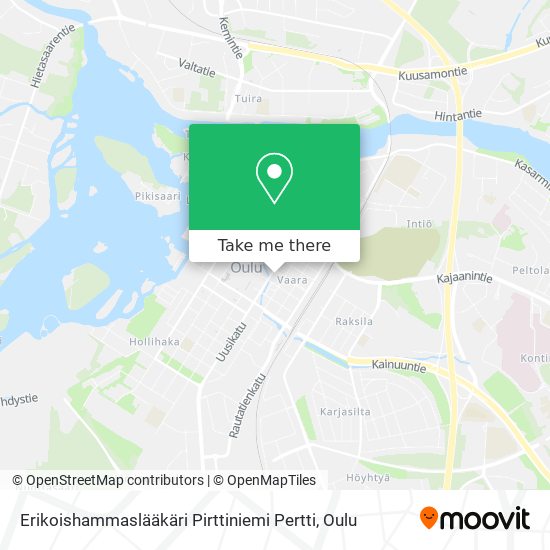Erikoishammaslääkäri Pirttiniemi Pertti map