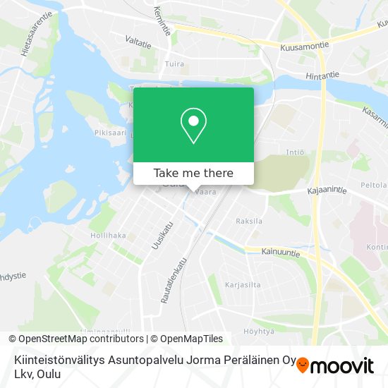 Kiinteistönvälitys Asuntopalvelu Jorma Peräläinen Oy Lkv map