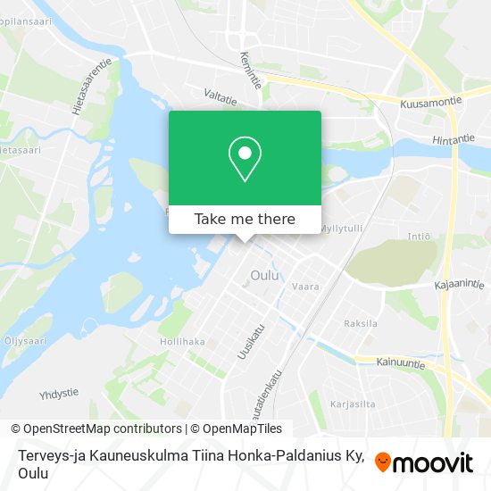 Terveys-ja Kauneuskulma Tiina Honka-Paldanius Ky map