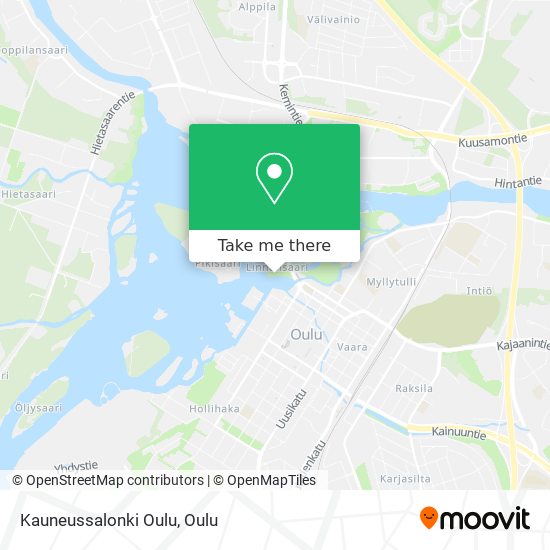 How to get to Kauneussalonki Oulu in Oulu by Bus?