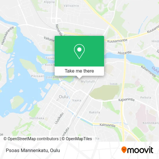 Psoas Mannenkatu map