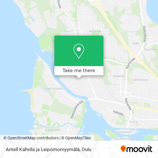 Antell Kahvila ja Leipomomyymälä map