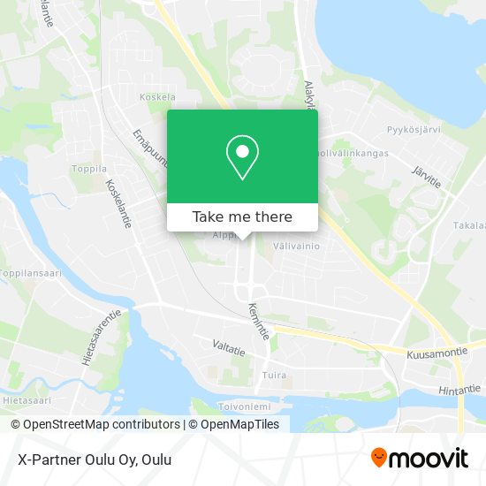 X-Partner Oulu Oy map