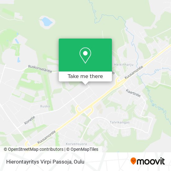 Hierontayritys Virpi Passoja map