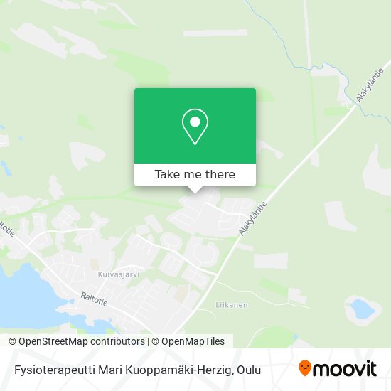 Fysioterapeutti Mari Kuoppamäki-Herzig map