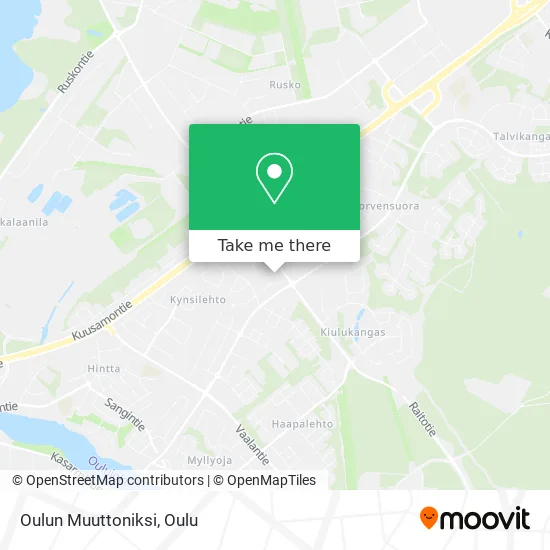 Oulun Muuttoniksi map