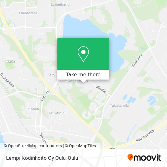 Lempi Kodinhoito Oy Oulu map