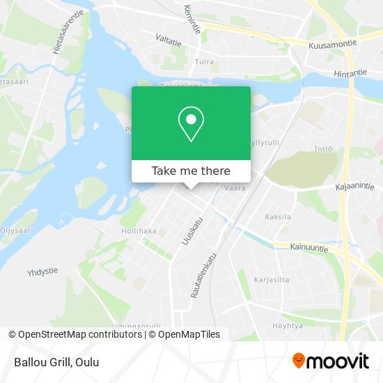 Ballou Grill map